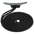 Sea-Dog Double Braided Nylon Dock Line - 5/8" x 20' - Black — marine dock line