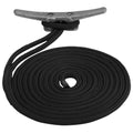 Sea-Dog Double Braided Nylon Dock Line - 3/4" x 30' - Black — marine dock line