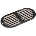 Sea-Dog Stainless Steel Louvered Vent - Oval - 9-1/8" x 4-5/8" — marine vents