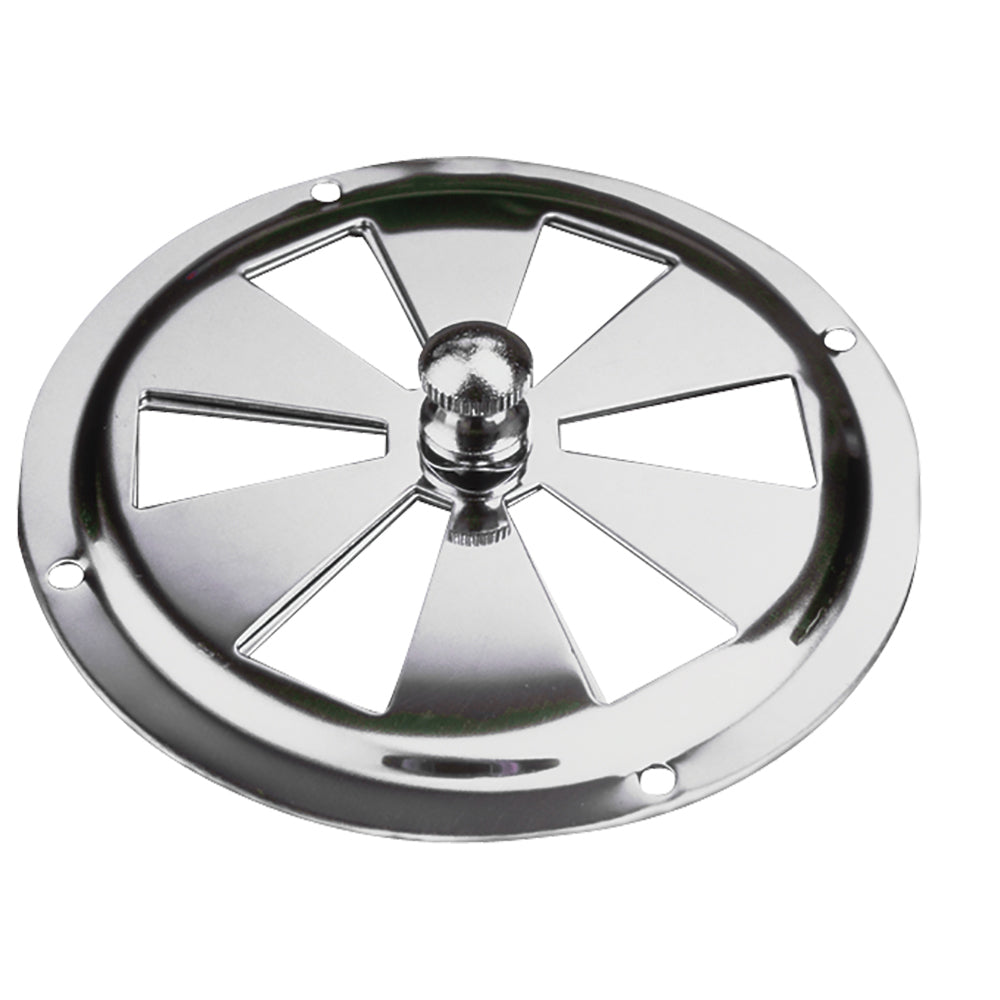 Sea-Dog Stainless Steel Butterfly Vent - Center Knob - 4" — marine vents