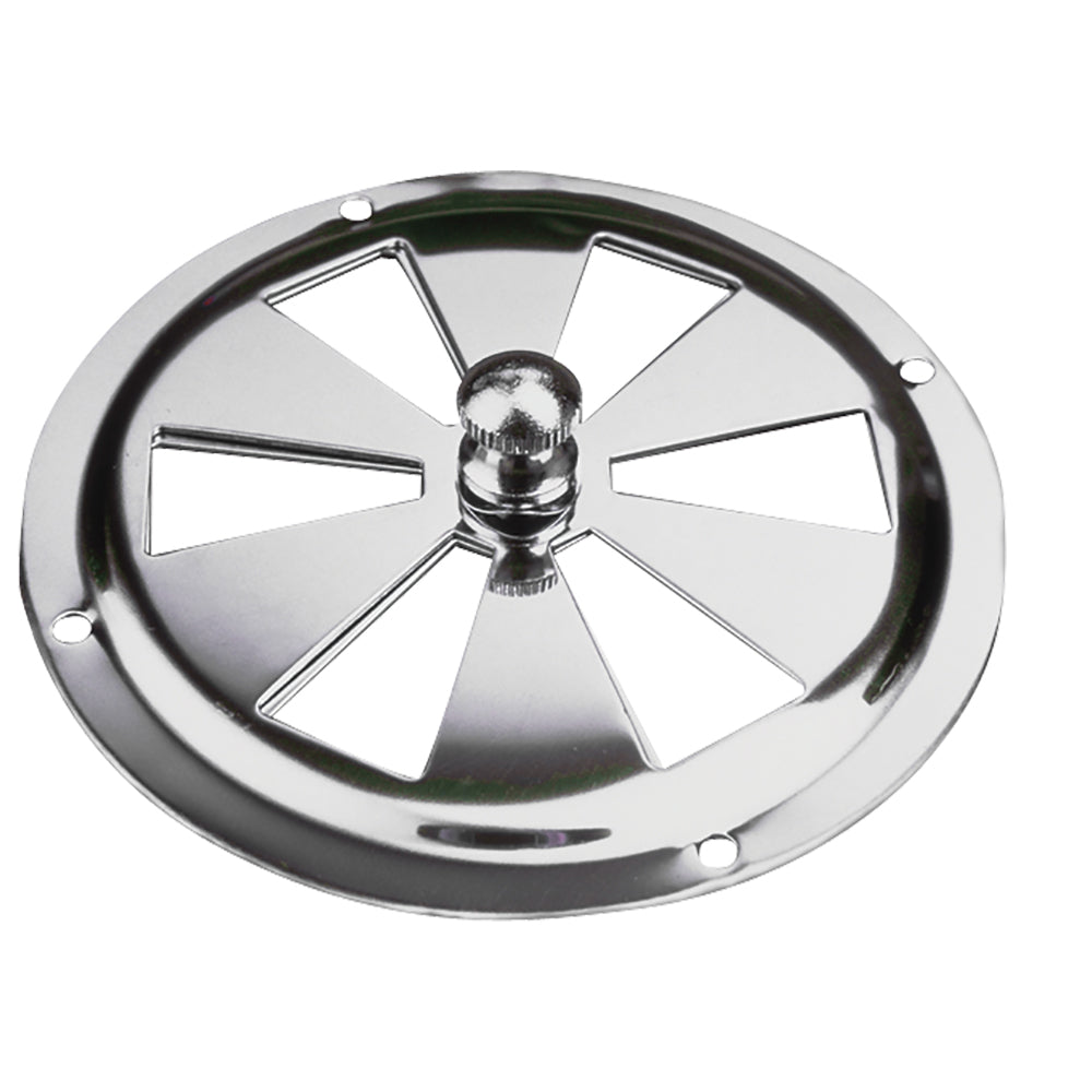 Sea-Dog Stainless Steel Butterfly Vent - Center Knob - 5" — marine vents