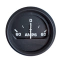 Faria Beede Instruments Faria Euro Black 2" Ammeter Gauge (60-0-60 AMP) — marine gauges