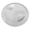 Sea-Dog Textured Quarter Turn Deck Plate - White - 5" — marine deck plates