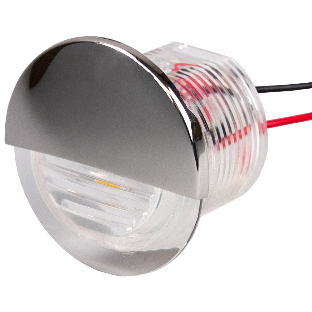 Sea-Dog Round LED Flush Mount Courtesy Light - Blue — marine interior / courtesy light
