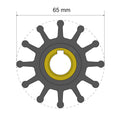 Albin Group Premium Impeller Kit 65 x 15.8 x 41.5mm - 12 Blade - Key Insert — marine impellers