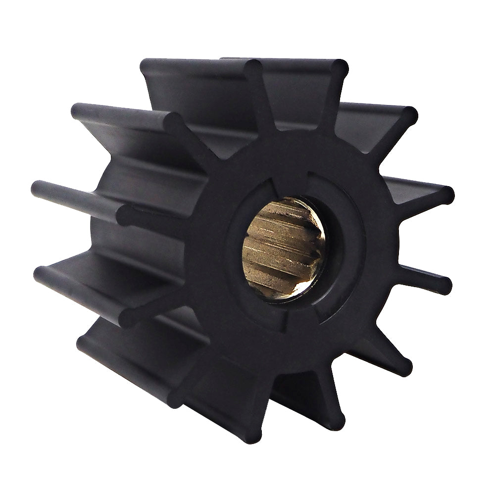 Albin Group Premium Impeller - 95 x 25 x 63mm - 12 Blade - Spline Insert — marine impellers