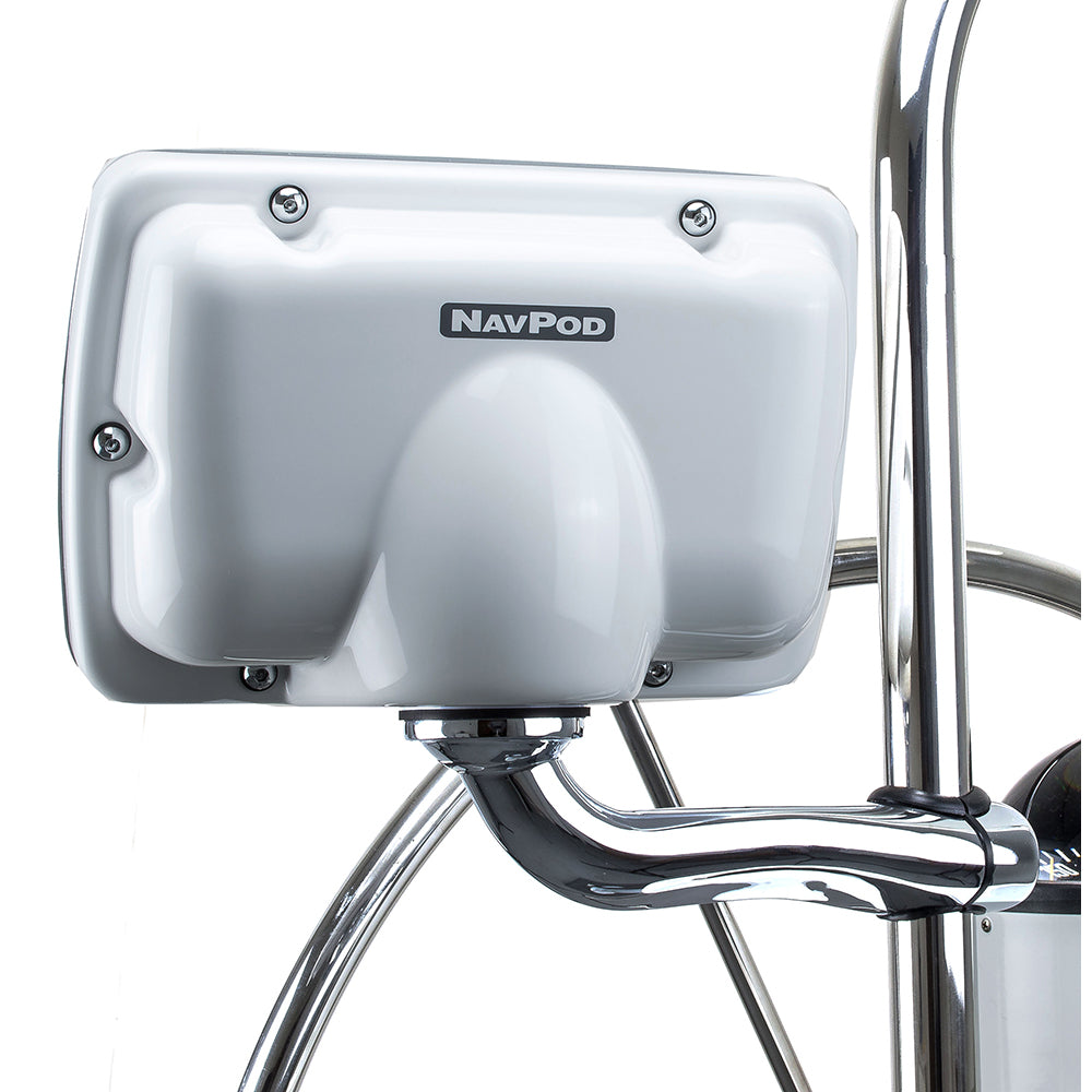NavPod RailMount Pre-Cut GPSMAP® f/742xs, 742, 722xs & 722 Fits 1" or 1.25" Tubing — marine display mounts
