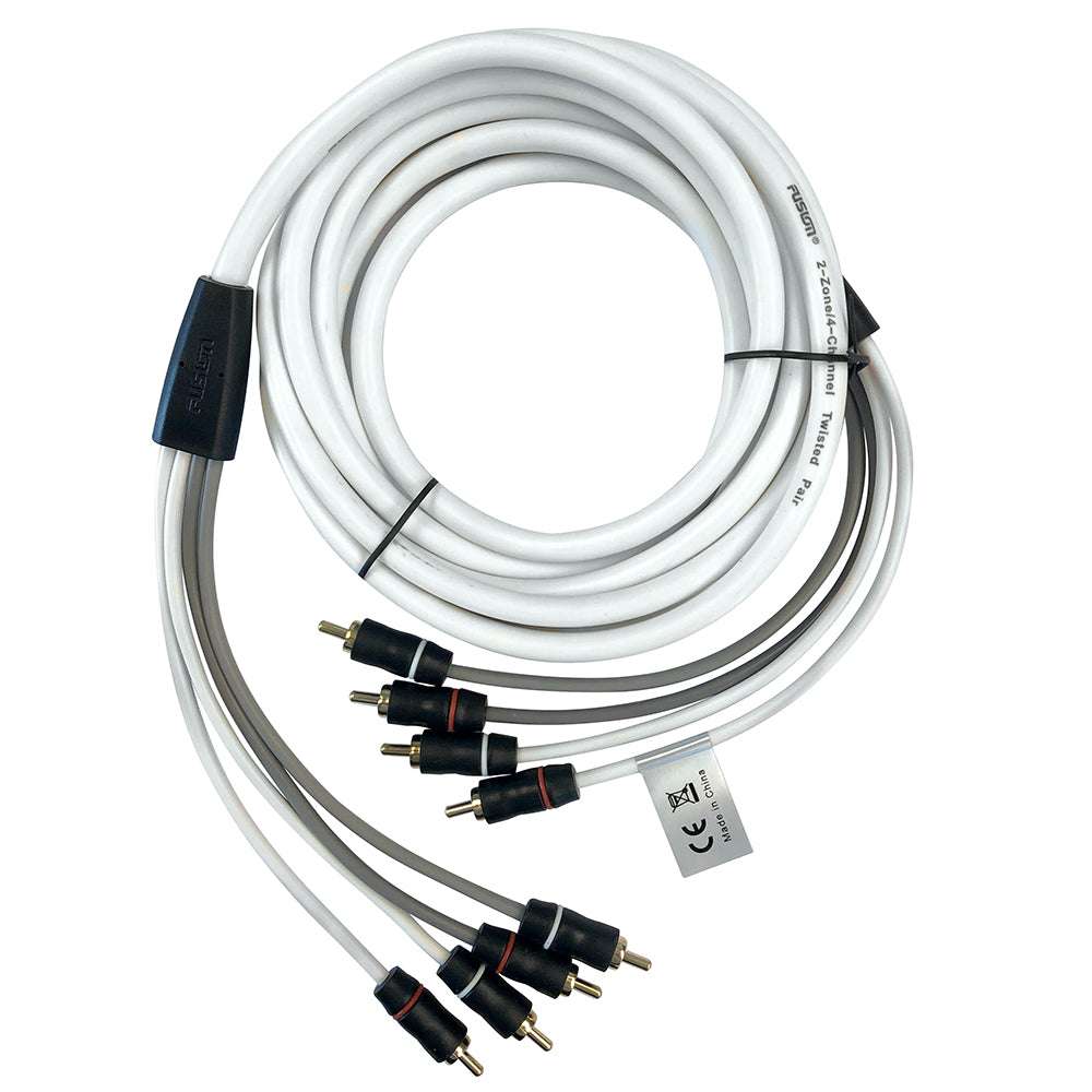 Fusion RCA Cable - 4 Channel - 12' — marine rca cables