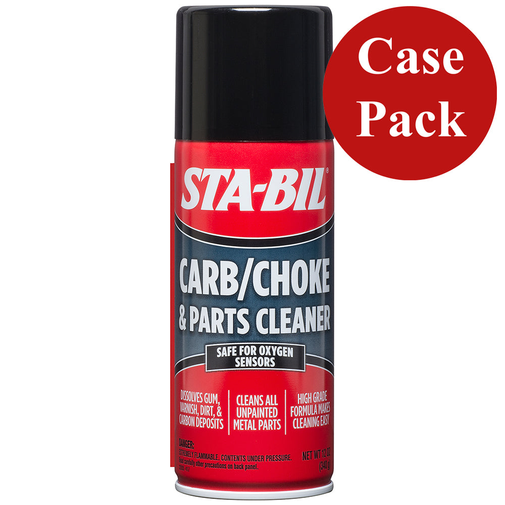 STA-BIL Carb Choke & Parts Cleaner - 12.5oz *Case of 12* — marine cleaning