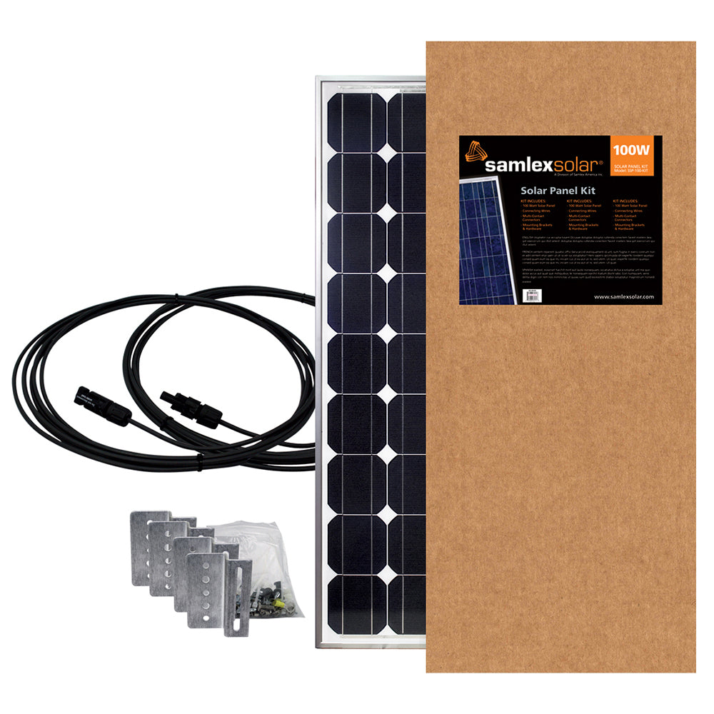 Samlex America Samlex 100W Solar Panel Kit — marine solar panels