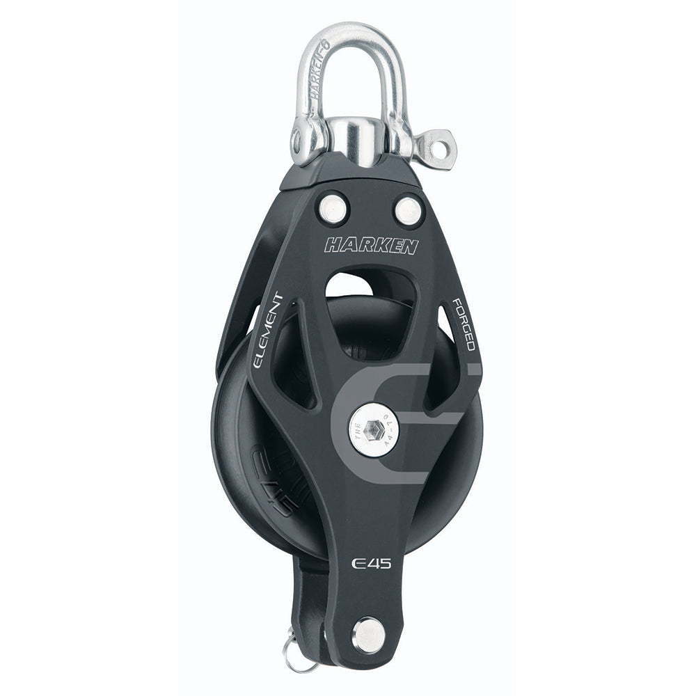 Harken 45mm Single Element Block w/Swivel & Becket — marine blocks
