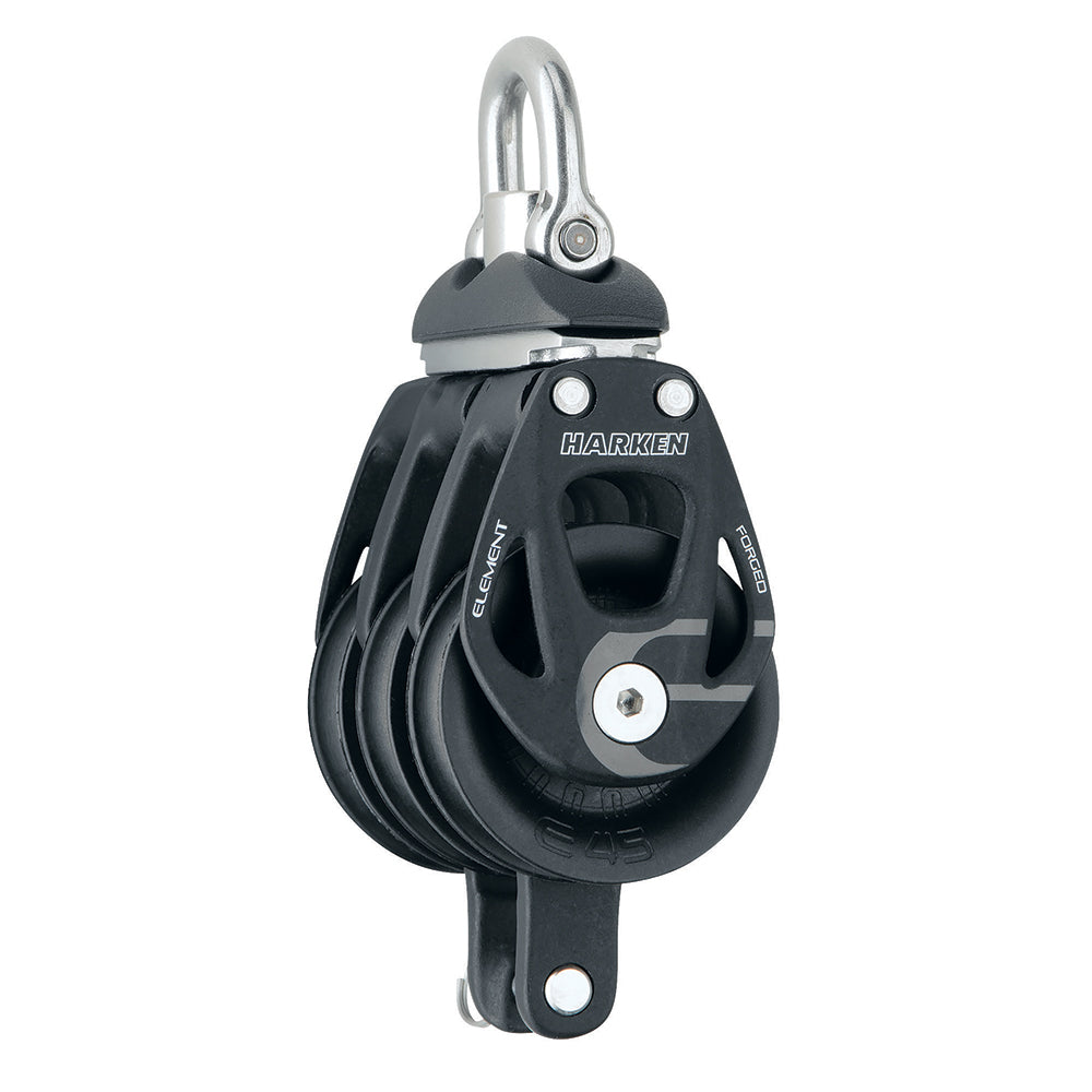 Harken 45mm Triple Element Block w/ Swivel & Becket — marine blocks