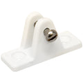 Sea-Dog Nylon Angled Deck Hinge - White — marine bimini top fittings