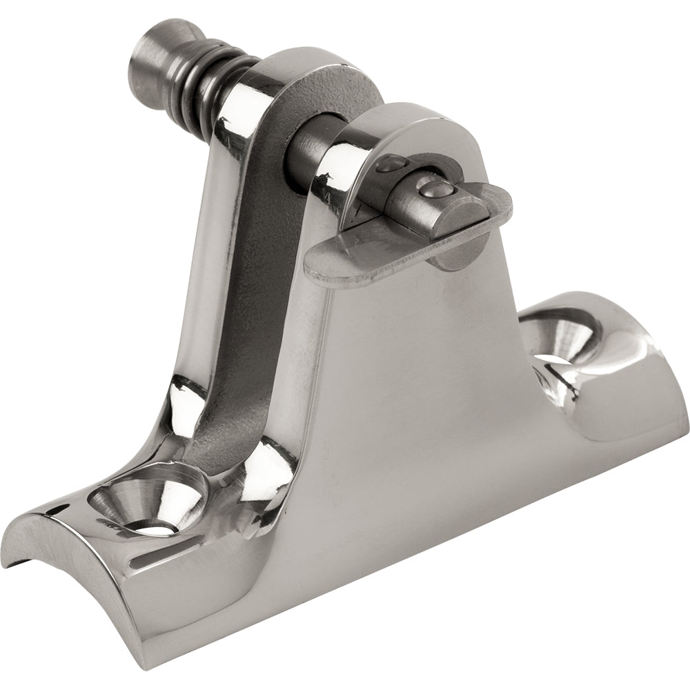 Sea-Dog Stainless Steel 90° Concave Base Deck Hinge - Removable Pin — marine bimini top fittings