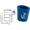 Sea-Dog Chrome Brass Swivel Beverage Holder — marine deck / galley