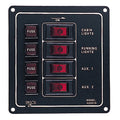 Sea-Dog Aluminum Switch Panel - Vertical - 4 Switch — marine electrical panels