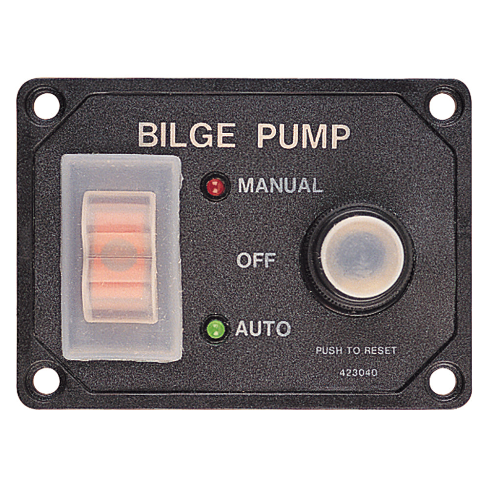 Sea-Dog Splash Guard Bilge Pump Panel w/Circuit — marine electrical panels