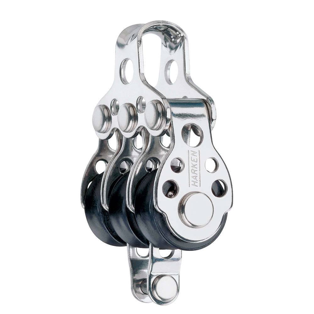 Harken 16mm Triple Block w/Becket — marine blocks