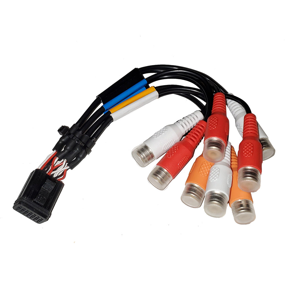 Fusion Wire Harness f/ MS-RA670 & MS-RA770 Stereo - Zone 1 & 2 (B Port-RCA) — marine accessories