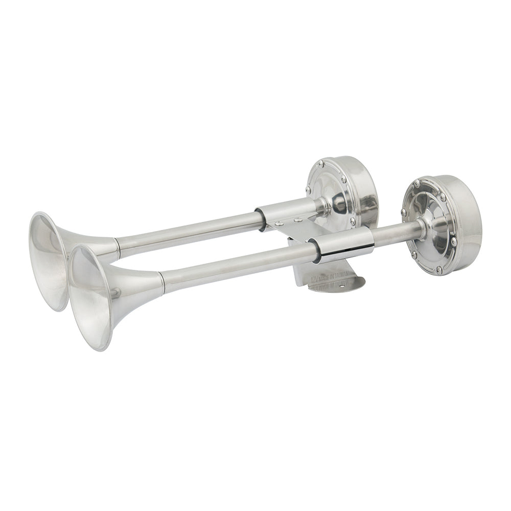 Marinco 12V Compact Dual Trumpet Electric Horn — marine horns