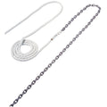 Maxwell Anchor Rode 30' 5/16" Chain to 300' 5/8" Nylon Brait — marine rope & chain