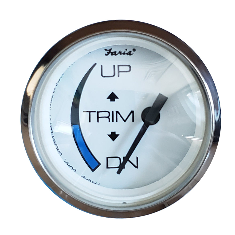 Faria Beede Instruments Faria Chesapeake White SS 2" Trim Gauge f/Honda Engines — marine gauges
