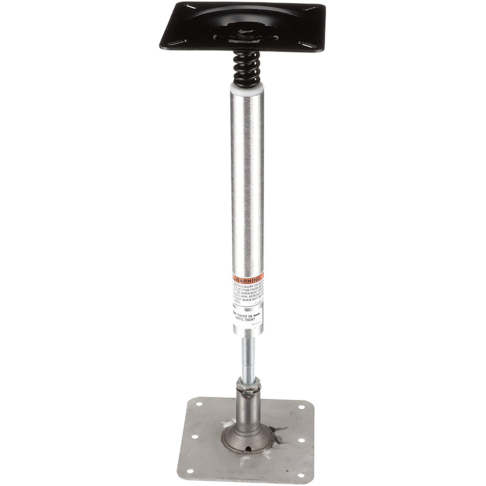 Attwood Marine Attwood SWIVL-EZE Lock'N-Pin 3/4" Pedestal Kit 13" Post 7" x 7" Stainless Steel Base Plate Threaded — marine seating