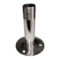 Sea-Dog Fixed Antenna Base 4-1/4" Size w/1"-14 Thread Formed 304 Stainless Steel — marine antenna mounts & accessories