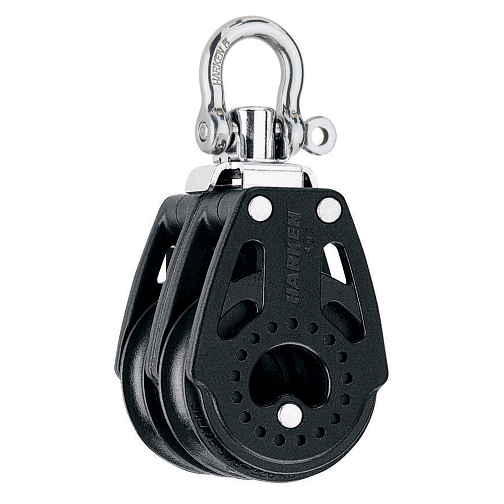 Harken 40mm Carbo Air Double Swivel Block — marine blocks
