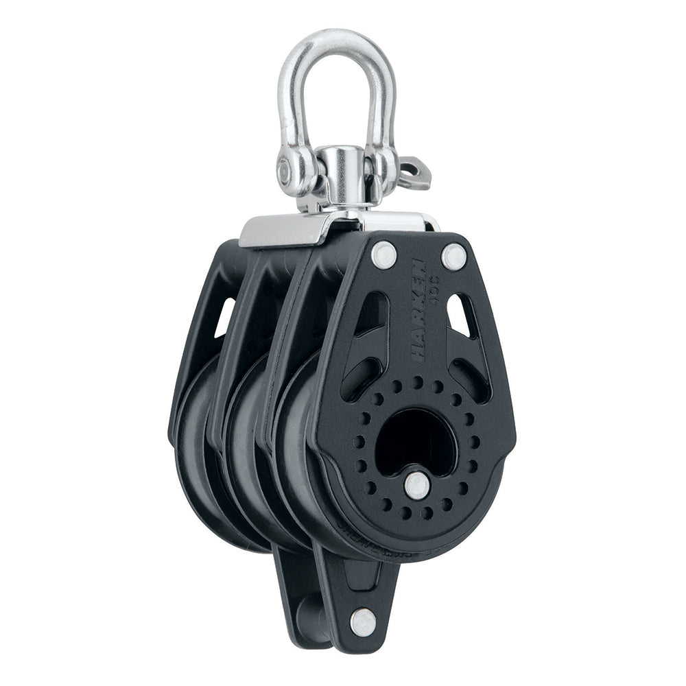Harken 40mm Carbo Air Triple Swivel Block w/Becket — marine blocks
