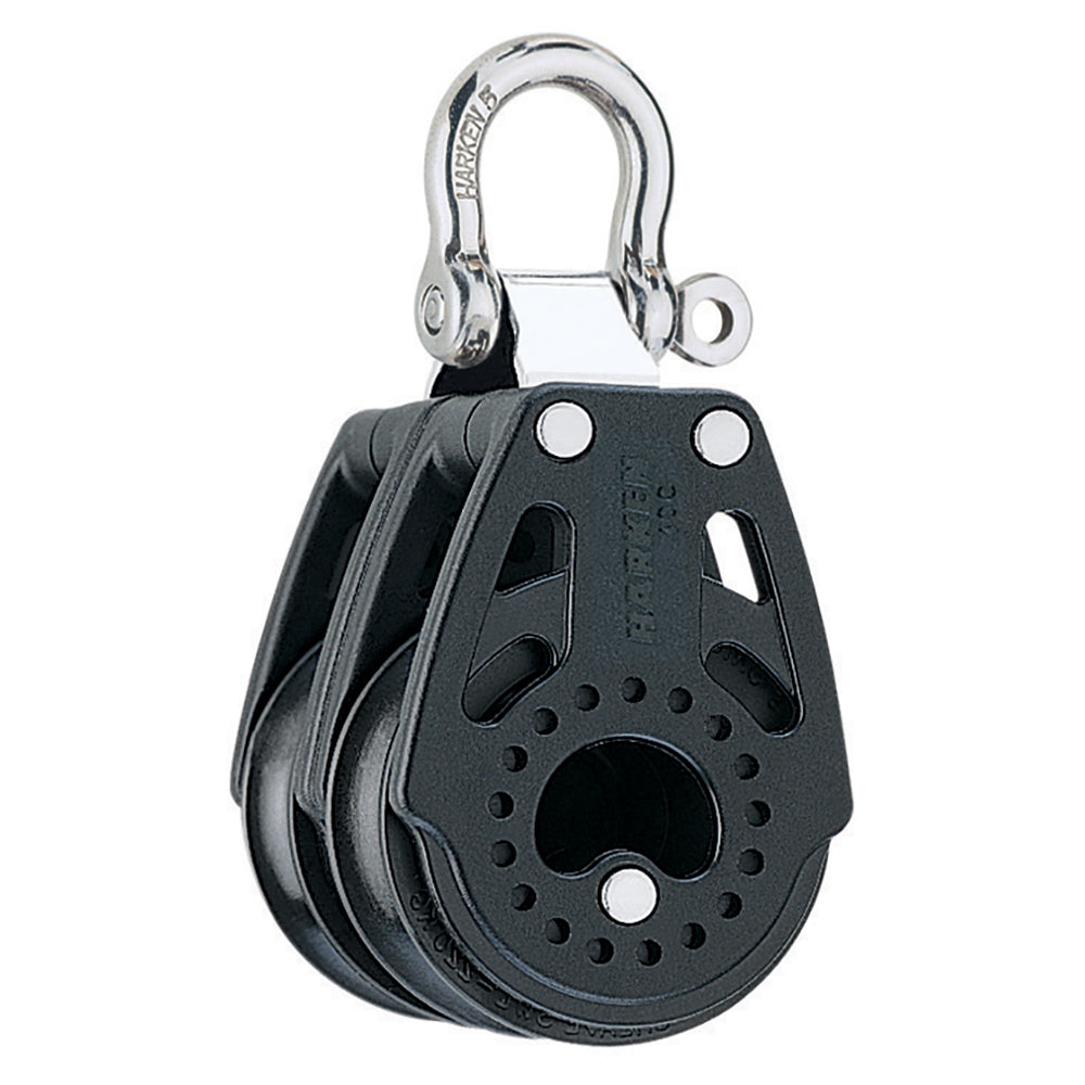 Harken 40mm Carbo Air Double Fixed Block — marine blocks