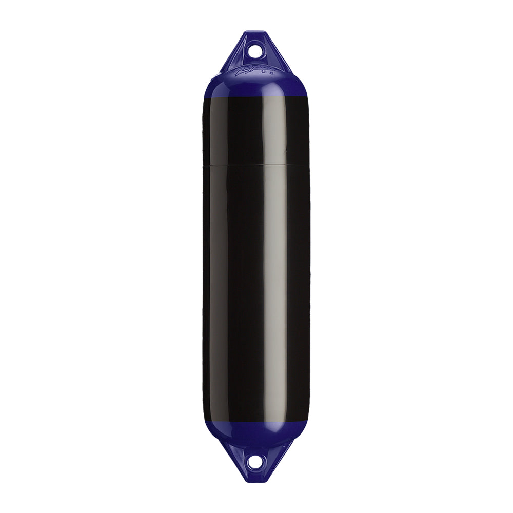 Polyform U.S. Polyform F-1 Twin Eye Fender 6" x 24" - Black — marine fenders