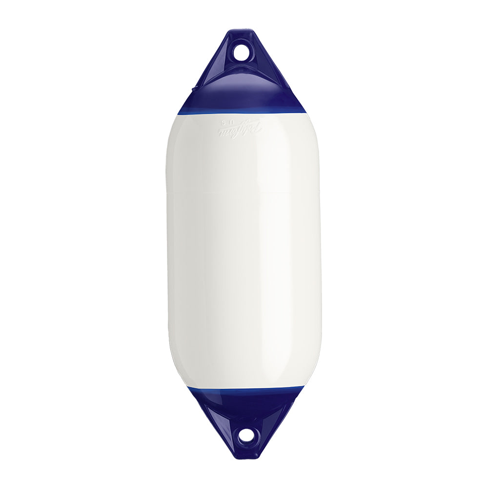 Polyform U.S. Polyform F-5 Twin Eye Fender 11" x 30" - White — marine fenders