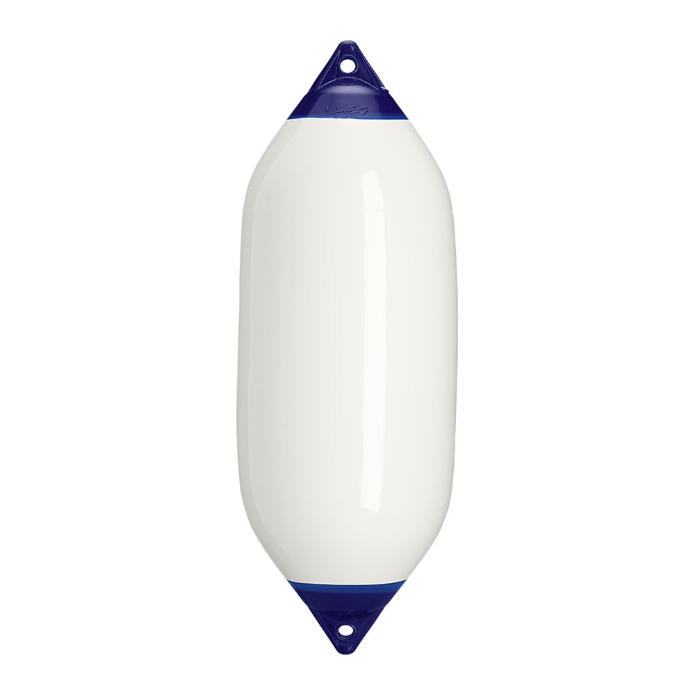 Polyform U.S. Polyform F-7 Twin Eye Fender 15" x 41" - White — marine fenders