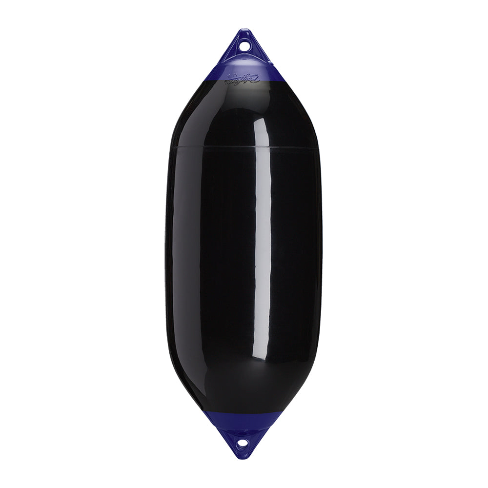 Polyform U.S. Polyform F-7 Twin Eye Fender 15" x 41" - Black — marine fenders