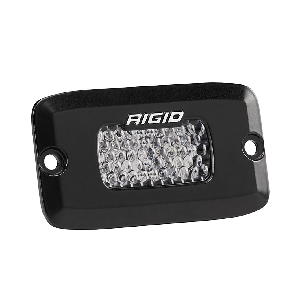 RIGID Industries SR-M Series Pro Diffused Flush Mount - Black — marine flood/spreader lights