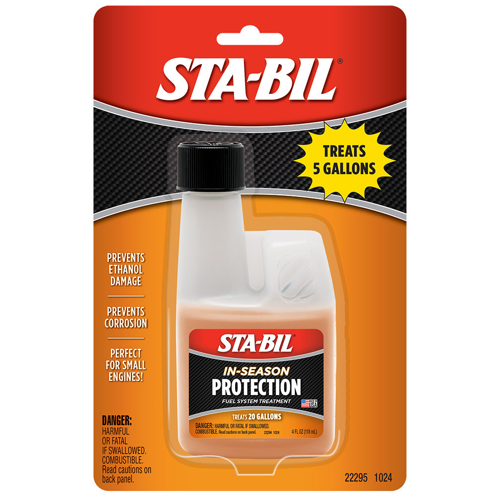 STA-BIL In-Season Protection - Small Engine - 4oz — marine cleaning
