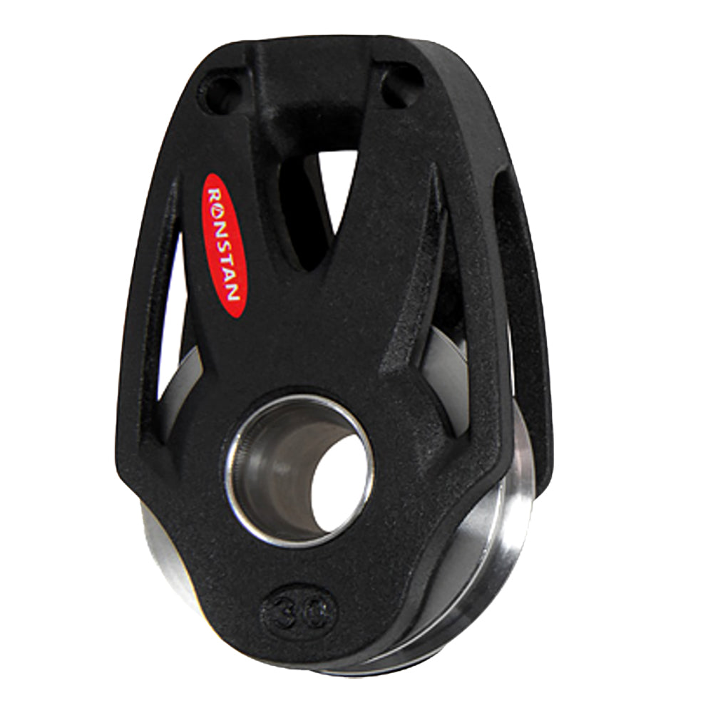 Ronstan Series 30 Ball Bearing Block Single Becket Option Lashing — marine blocks