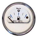 Faria Beede Instruments Faria Chesapeake White SS 2" Fuel Level Gauge - Metric (E-1/2-F) — marine gauges
