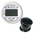 Faria Beede Instruments Faria Dress White 2" Depth Sounder w/In-Hull Transducer — marine gauges