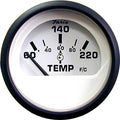 Faria Beede Instruments Faria Euro White 2" Cylinder Head Temperature Gauge (60 - 220° F) — marine gauges