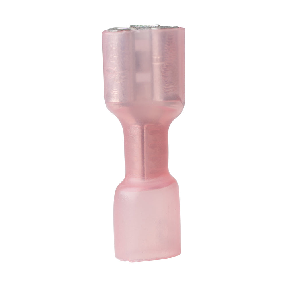 Ancor Heat Shrink Speaker Disconnect Female 22-18 AWG, .110 Tab - 100 Piece — marine terminals