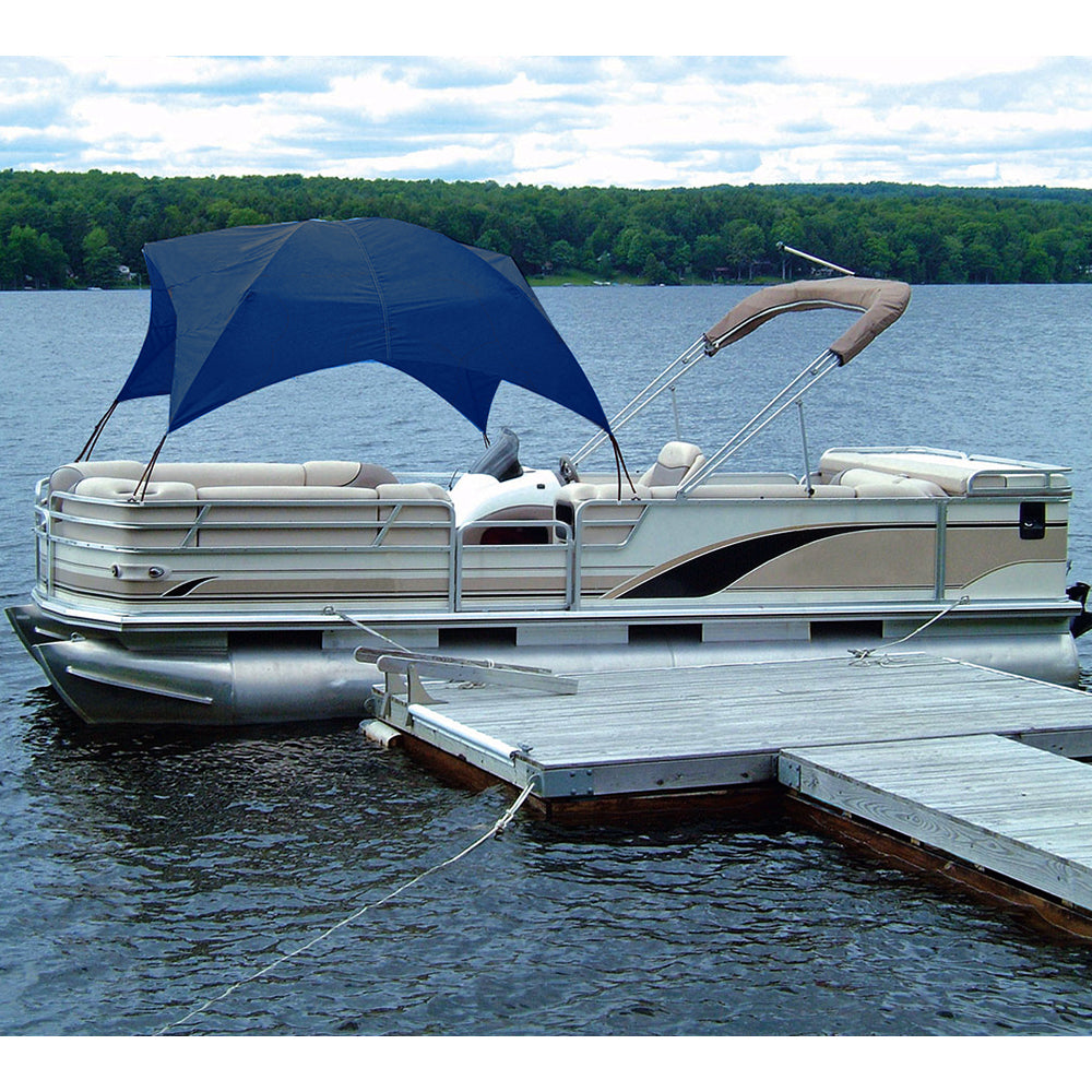 Taylor Made Pontoon Gazebo -Navy — marine biminis/shades/umbrellas