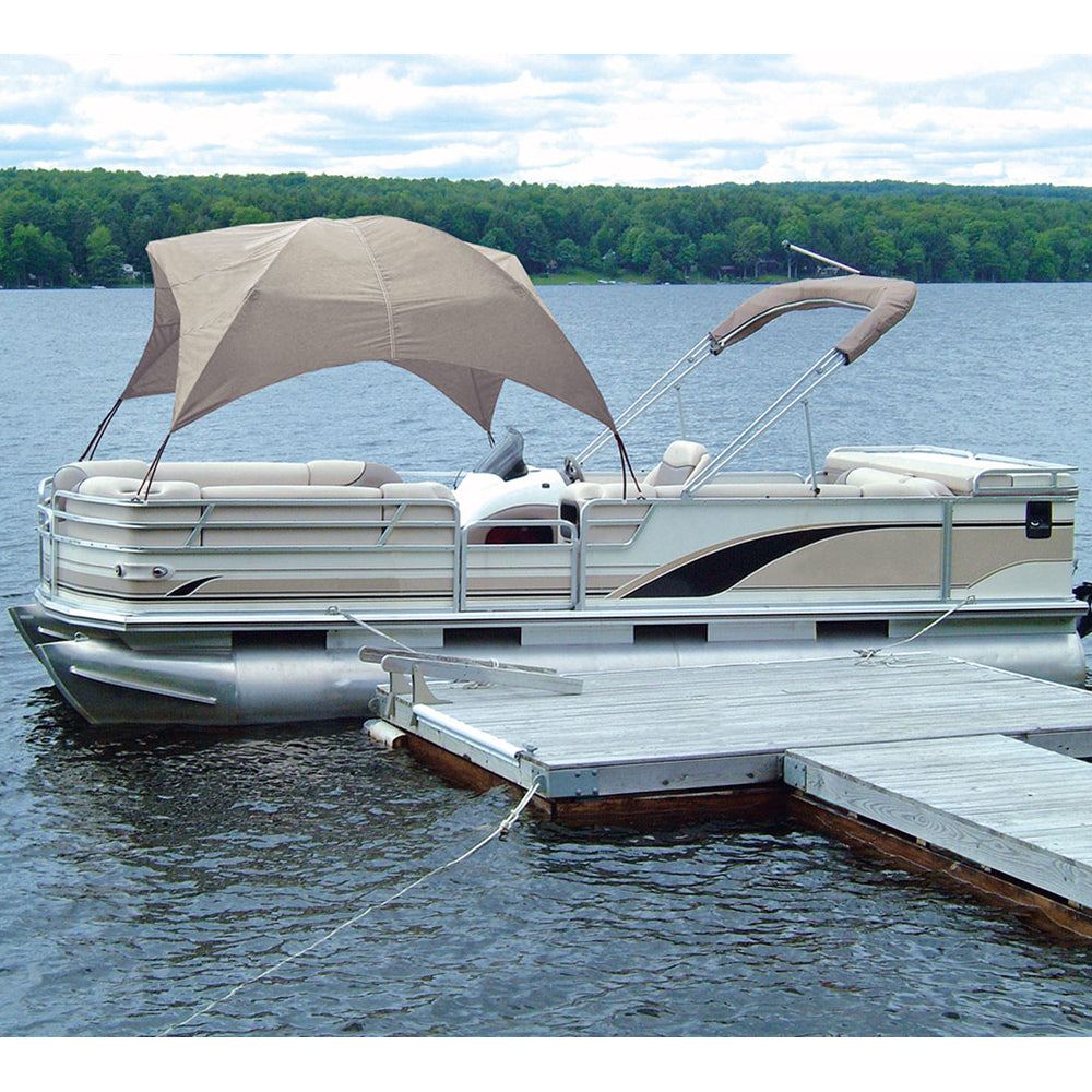 Taylor Made Pontoon Gazebo - Sand — marine biminis/shades/umbrellas