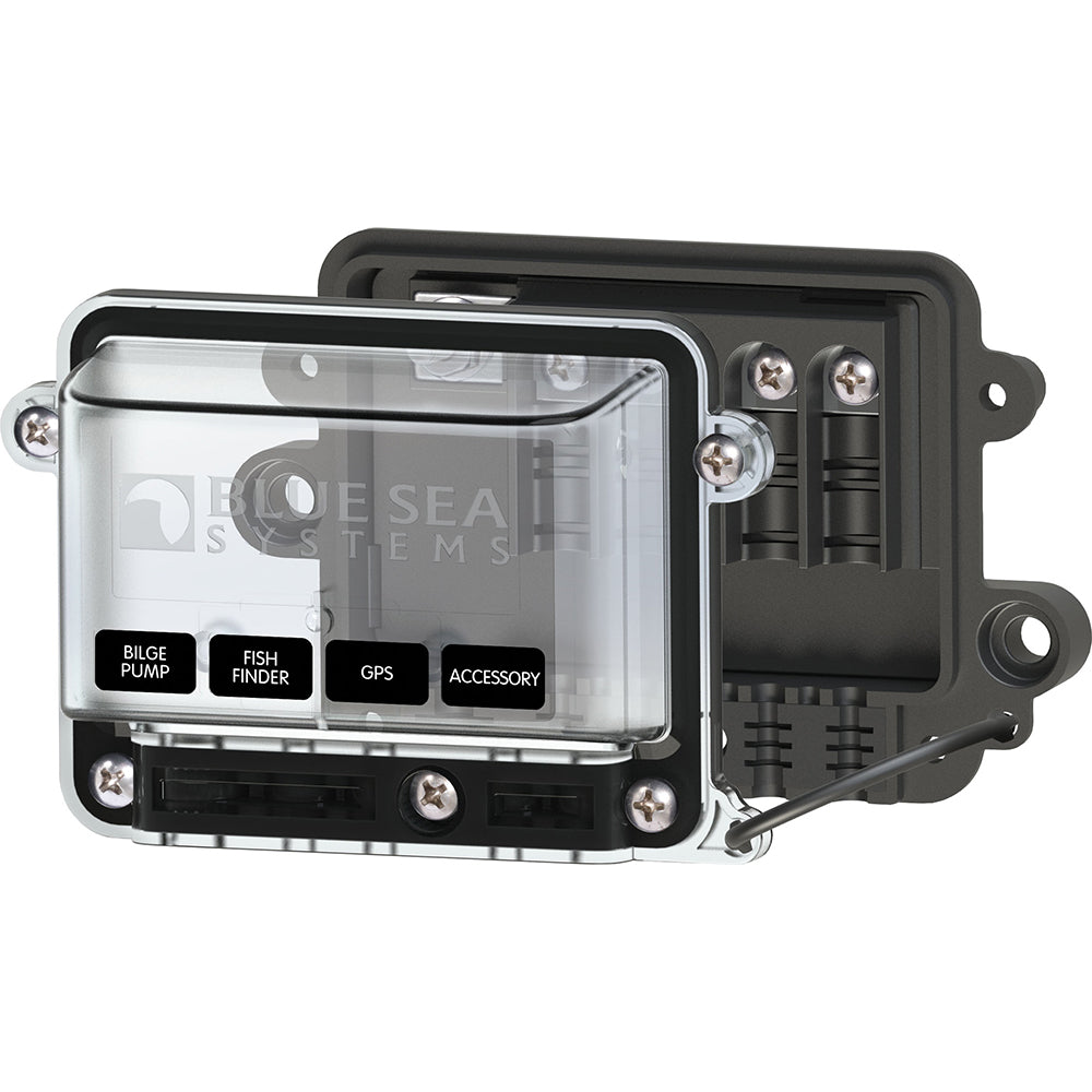 Blue Sea Systems Blue Sea 2356 Water Resistant BusBar - 100 Amp w/Cover — marine busbars