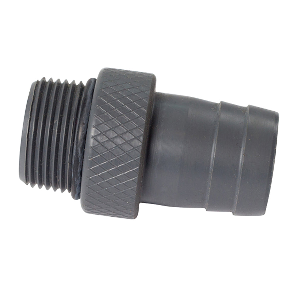 FATSAC 1” Barbed End – w/Suction Stopping Technology-Sac Valve Threads w/O-Rings f/Auto Ballast Systems — marine watersports