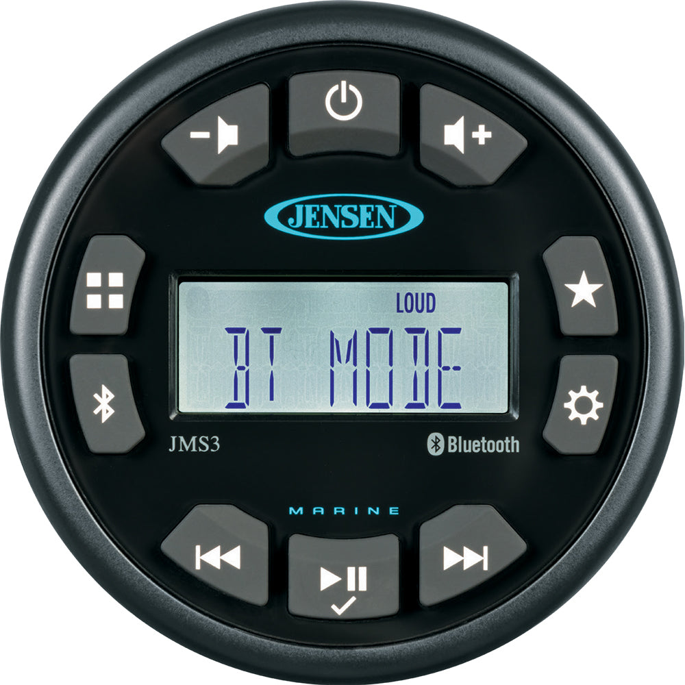 JENSEN JMS3RTL Stereo w/AM/FM/BT - Single Zone — marine stereos