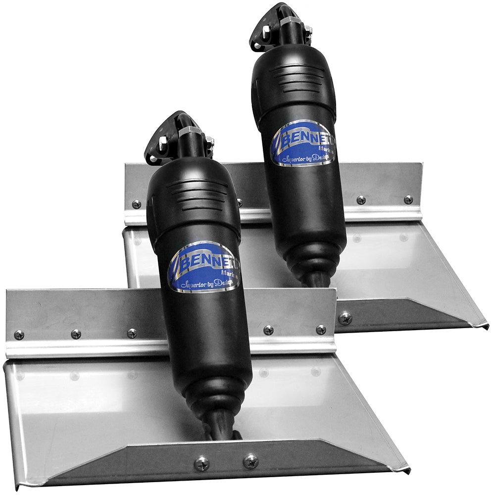 Bennett Marine Bennett 12x9 BOLT System w/Adjustable Upper Hinge — marine trim tabs