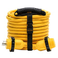 Camco 30 Amp Power Grip Marine Extension Cord - 50' M-Locking/F-Locking Adapter — marine shore power