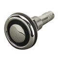 Sea-Dog Stainless Steel Flush Mount Gas Tank Vent 5/8" Hose - Straight — marine vents